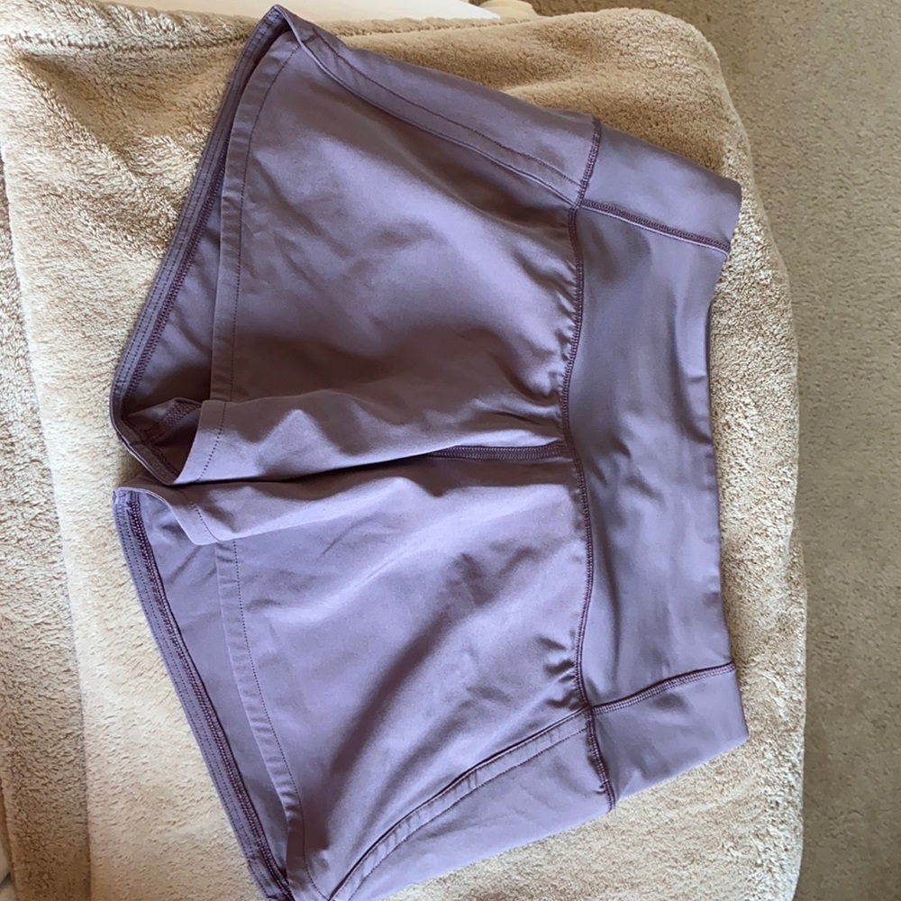 Purple Lululemon shorts